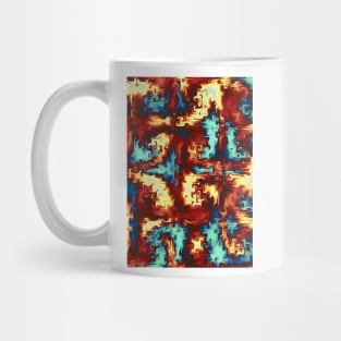 fire and ice pattern Mug